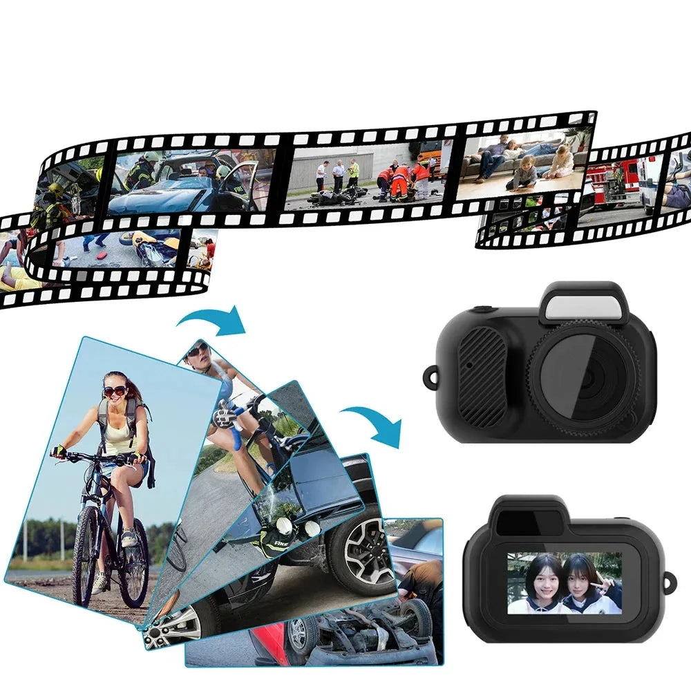 Mini cámara con pantalla